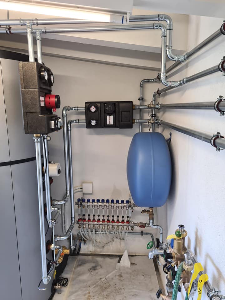 Luft-Wasser-Wärmepumpenheizung Aussenaufstellung